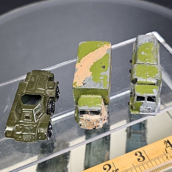 Vintage Matchbox Lesney No 73 RAF No73 Ambulance No 63 Scout Car No 61 England - Picture 12 of 14